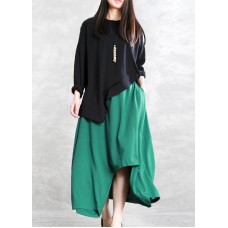 Classy green Fashion Ideas elastic waist asymmetric pants